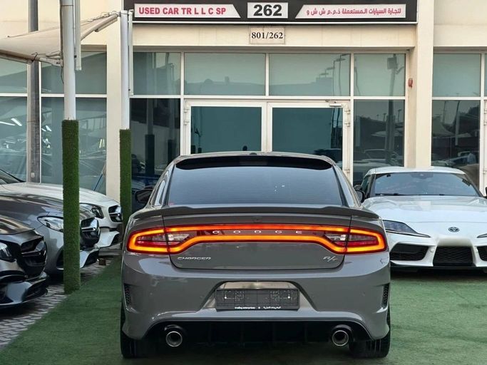 Used Dodge Charger R_T VII (LD) Facelift, 5.7 l, 2023 in Sharjah by Noor Al Seyoh Used Cars, Silver color. GCC Specs | AUTO.AE