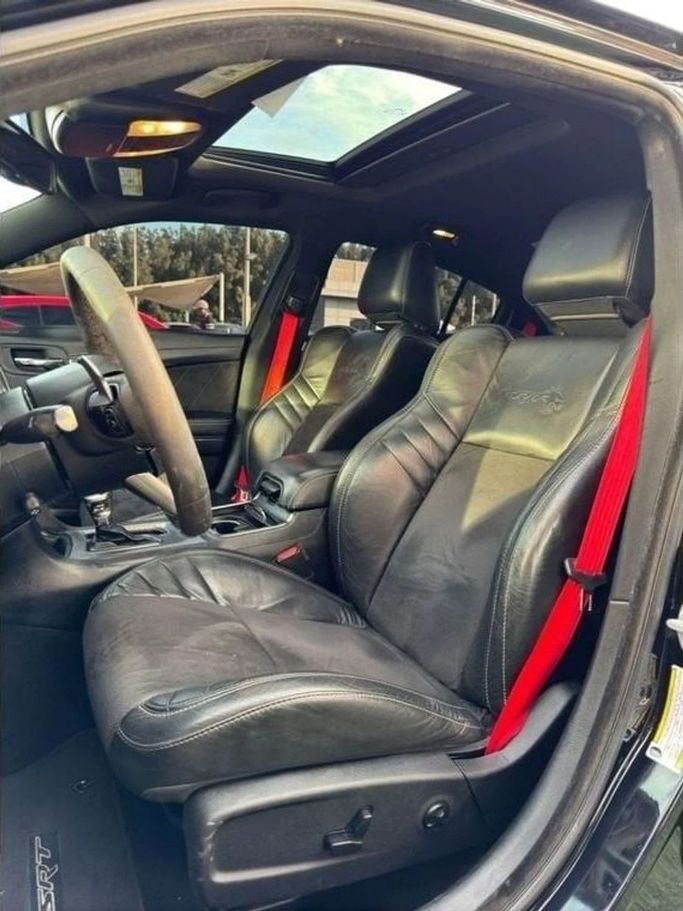 Used Dodge Charger Hellcat VII (LD) Facelift, 6.2 l, 2019 in Sharjah by Noor Al Seyoh Used Cars, Black color. GCC Specs | AUTO.AE