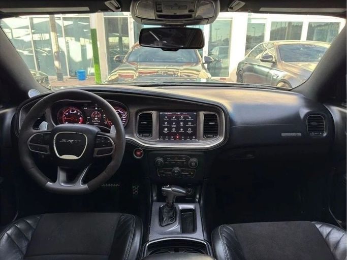 Used Dodge Charger Hellcat VII (LD) Facelift, 6.2 l, 2019 in Sharjah by Noor Al Seyoh Used Cars, Black color. GCC Specs | AUTO.AE