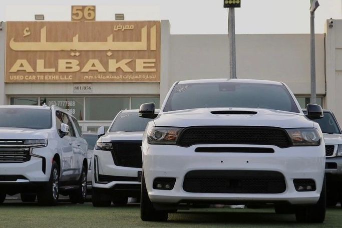 Подержанный Dodge Durango III Рестайлинг, 5.7 л, 2018 в Шардже от Al Bake Used Cars Белый цвет.  | AUTO.AE