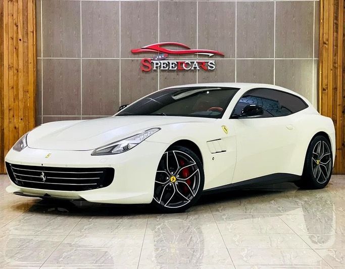 Used Ferrari GTC4Lusso T, 3.9 l, 2018 in Sharjah by Speed Cars, White color. GCC Specs | AUTO.AE