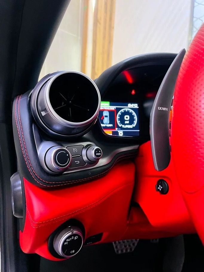 Used Ferrari GTC4Lusso T, 3.9 l, 2018 in Sharjah by Speed Cars, White color. GCC Specs | AUTO.AE