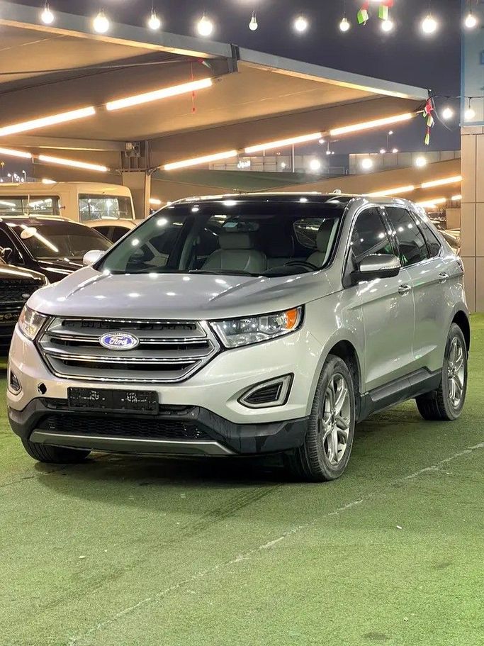 Подержанный Ford Edge II, 2.0 л, 2017 в Шардже от Hesham Safwat  Used Cars Серебристый цвет. GCC | AUTO.AE