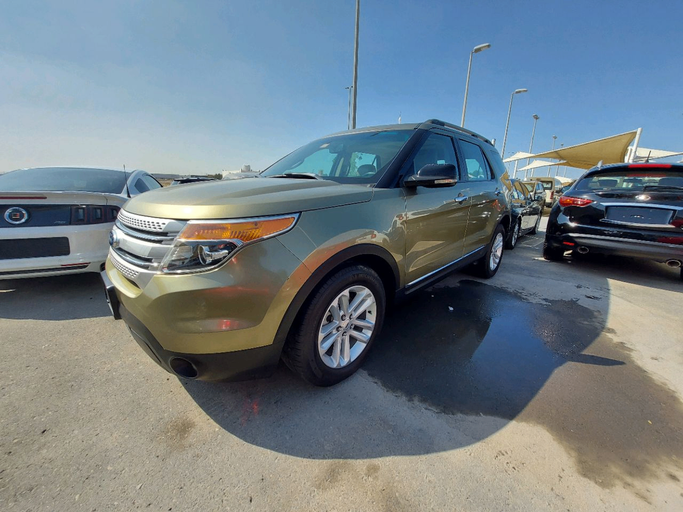 Used Ford Explorer V, 2.0 l, 2012 in Sharjah by Fantastic Used Cars, Golden color. GCC Specs | AUTO.AE