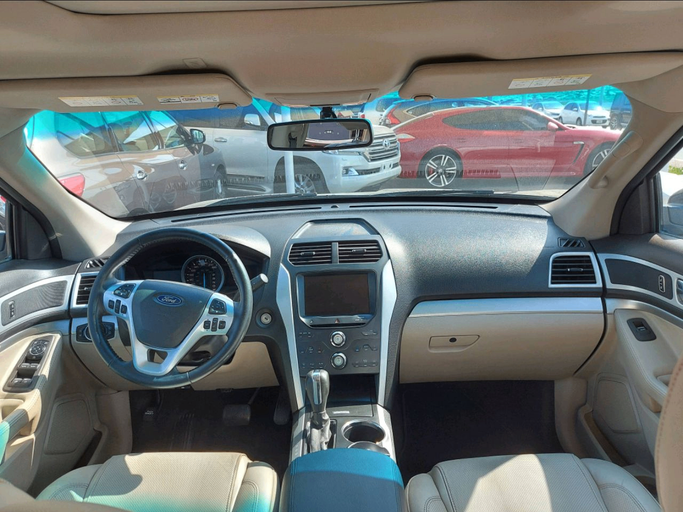 Used Ford Explorer V, 2.0 l, 2012 in Sharjah by Fantastic Used Cars, Golden color. GCC Specs | AUTO.AE