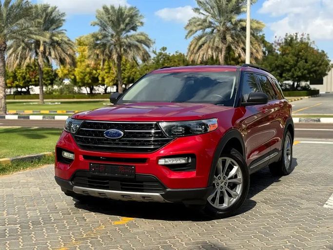 مستعملة Ford Explorer سادساً, 2.3 l, 2020 في في الشارقة من Al Sayarah Afaeqah Used Cars، اللون أحمر. المواصفات الأمريكية | AUTO.AE