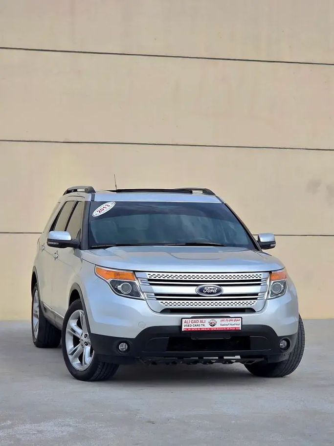 Used Ford Explorer V, 3.5 l, 2013 in Sharjah by Ali Gad Ali Used Cars, Silver color. GCC Specs | AUTO.AE