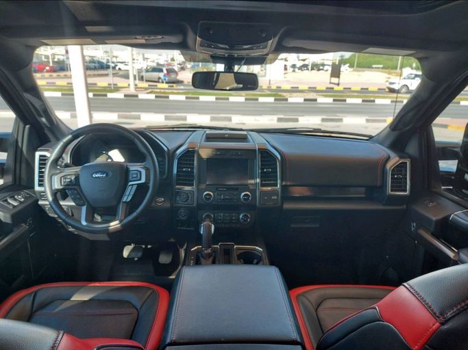 Used Ford F-150 XIII Facelift, 3.5 l, 2019 in Sharjah by MK Cars, Red color. American Specs | AUTO.AE