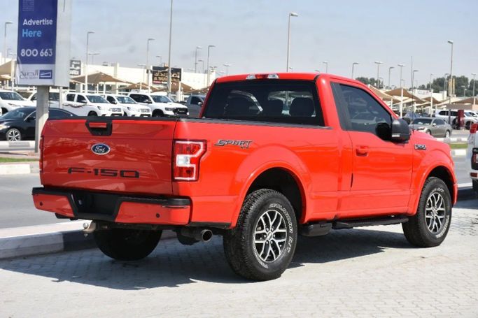 Used Ford F-150 XIII Facelift, 3.5 l, 2018 in Sharjah by Alfaris Used Cars, Red color. GCC Specs | AUTO.AE