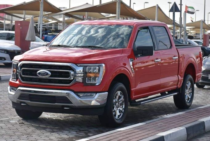 Used Ford F-150 XIV, 3.5 l, 2021 in Sharjah by Alfaris Used Cars, Red color. Other | AUTO.AE