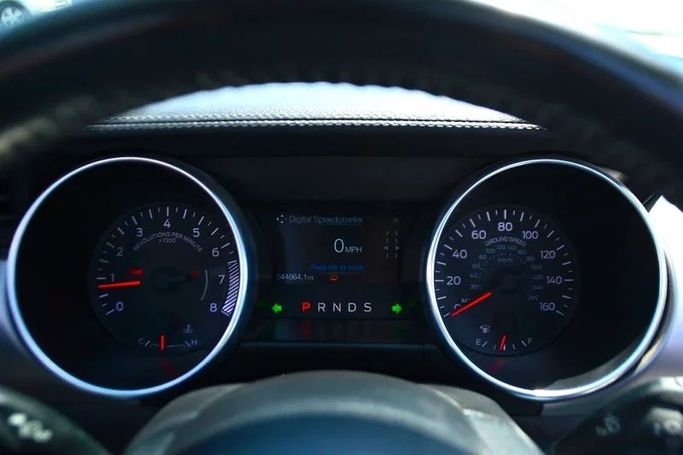 Used Ford Mustang VI Facelift, 2.3 l, 2023 in Sharjah by Wadishee Used Cars, White color. American Specs | AUTO.AE