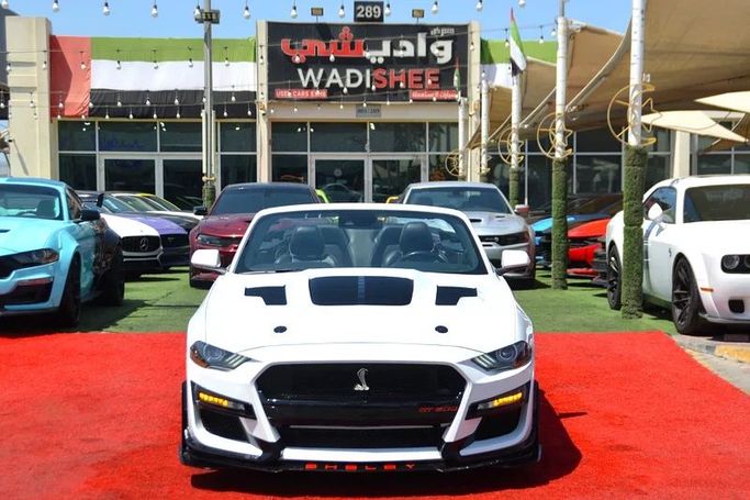 Used Ford Mustang VI Facelift, 2.3 l, 2023 in Sharjah by Wadishee Used Cars, White color. American Specs | AUTO.AE
