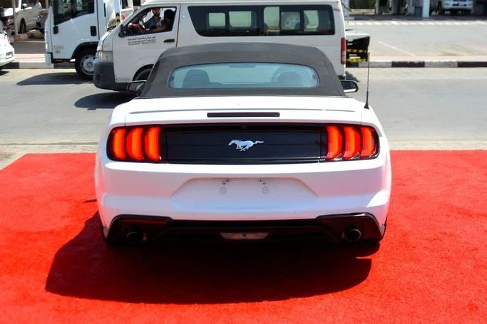 Used Ford Mustang VI Facelift, 2.3 l, 2023 in Sharjah by Wadishee Used Cars, White color. American Specs | AUTO.AE