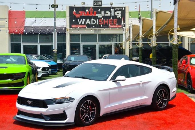 Used Ford Mustang VI Facelift, 2.3 l, 2020 in Sharjah by Wadishee Used Cars, White color. American Specs | AUTO.AE