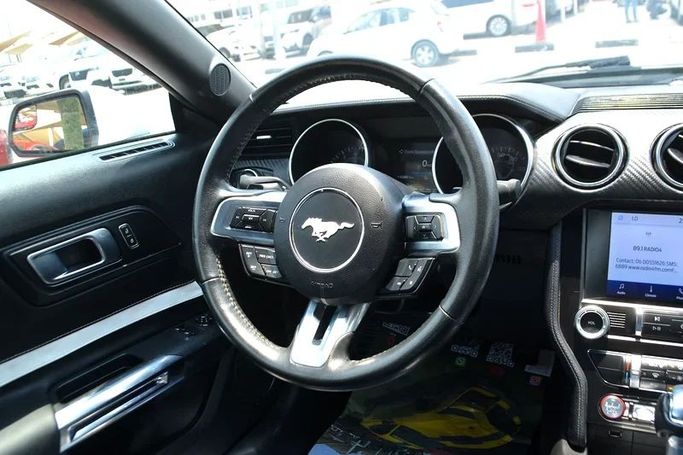 Used Ford Mustang VI Facelift, 2.3 l, 2020 in Sharjah by Wadishee Used Cars, White color. American Specs | AUTO.AE