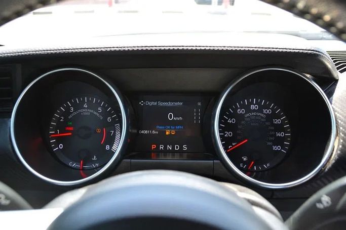 Used Ford Mustang VI Facelift, 2.3 l, 2023 in Sharjah by Wadishee Used Cars, White color. American Specs | AUTO.AE