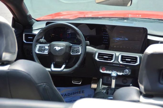 Used Ford Mustang VII, 2.3 l, 2024 in Sharjah by Wadishee Used Cars, Red color. American Specs | AUTO.AE