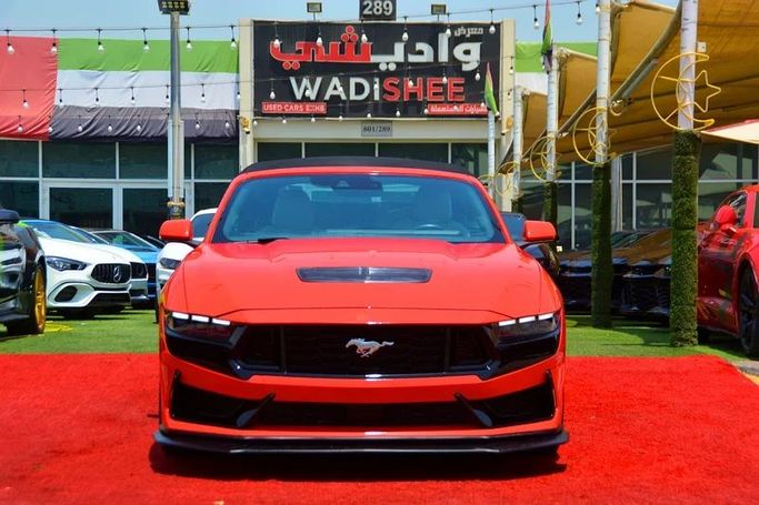Used Ford Mustang VII, 2.3 l, 2024 in Sharjah by Wadishee Used Cars, Red color. American Specs | AUTO.AE