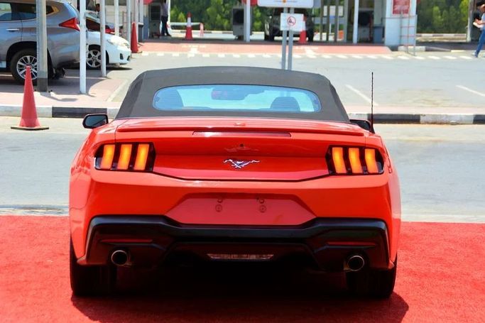 Used Ford Mustang VII, 2.3 l, 2024 in Sharjah by Wadishee Used Cars, Red color. American Specs | AUTO.AE