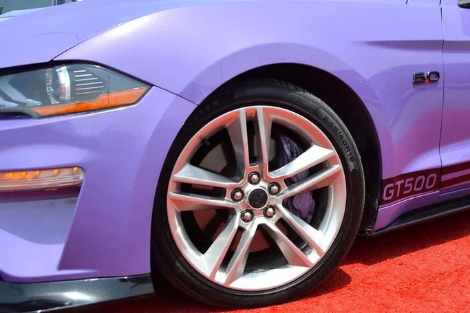Used Ford Mustang VI Facelift, 5.0 l, 2019 in Sharjah by Wadishee Used Cars, Purple color. American Specs | AUTO.AE