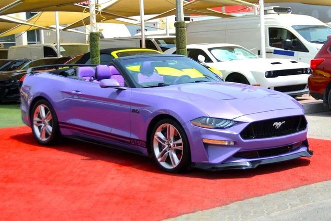 Used Ford Mustang VI Facelift, 5.0 l, 2019 in Sharjah by Wadishee Used Cars, Purple color. American Specs | AUTO.AE