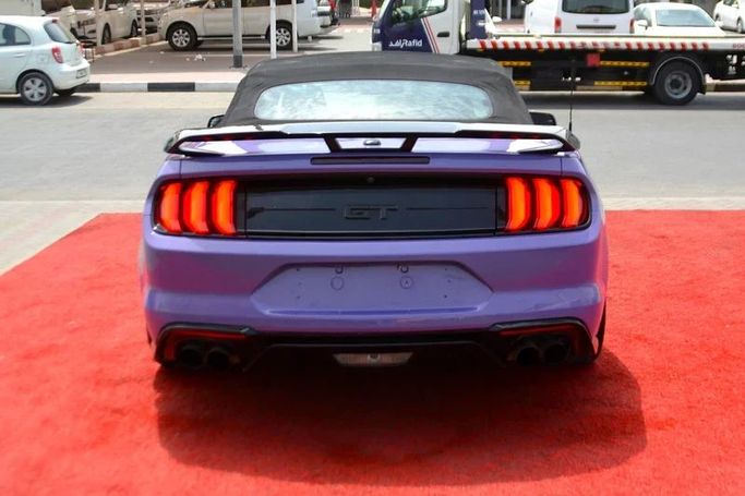 Used Ford Mustang VI Facelift, 5.0 l, 2019 in Sharjah by Wadishee Used Cars, Purple color. American Specs | AUTO.AE