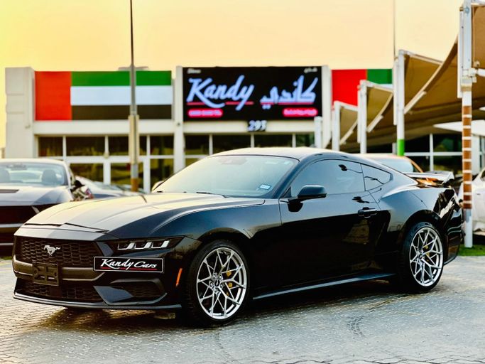Used Ford Mustang VII, 2.3 l, 2024 in Sharjah by Kandy Cars, Black color. Other | AUTO.AE
