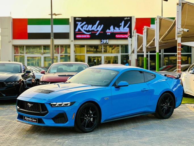 Used Ford Mustang GT Performance VII, 5.0 l, 2024 in Sharjah by Kandy Cars, Blue color. American Specs | AUTO.AE