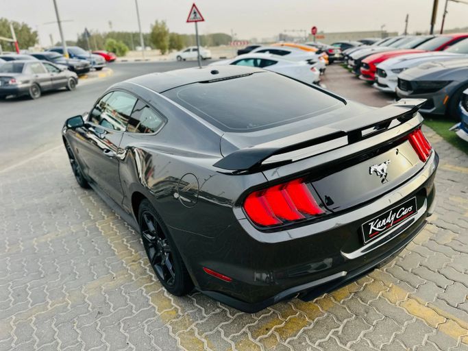 Подержанный Ford Mustang VI Рестайлинг, 2.3 л, 2019 в Шардже от Kandy Cars Серый цвет. Американская | AUTO.AE