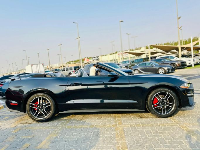 Подержанный Ford Mustang VI Рестайлинг, 2.3 л, 2023 в Шардже от Kandy Cars Черный цвет. Американская | AUTO.AE