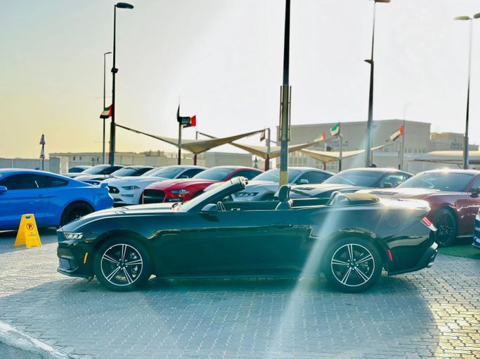 Подержанный Ford Mustang VII, 2.3 л, 2024 в Шардже от Kandy Cars Черный цвет. Американская | AUTO.AE