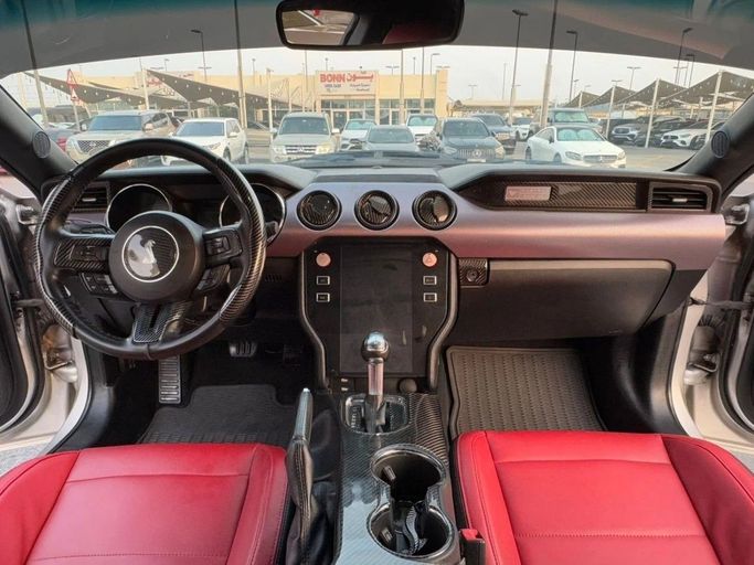 Used Ford Mustang VI Facelift, 5.0 l, 2017 in Sharjah by Titanium Used Cars, Silver color. American Specs | AUTO.AE