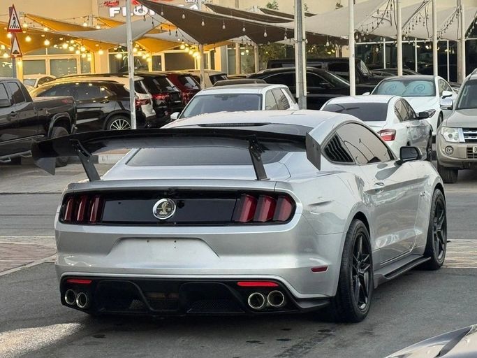 Used Ford Mustang VI Facelift, 5.0 l, 2017 in Sharjah by Titanium Used Cars, Silver color. American Specs | AUTO.AE