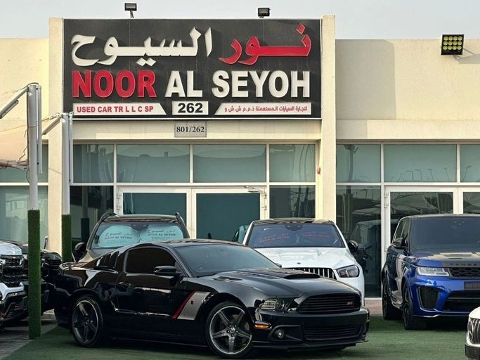 Used Ford Mustang Roush Stage 3 VI, 5 l, 2014 in Sharjah by Noor Al Seyoh Used Cars, Black color. GCC Specs | AUTO.AE