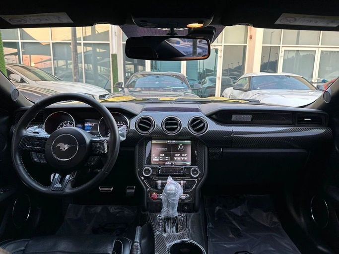 Used Ford Mustang VI, 5.0 l, 2015 in Sharjah by Noor Al Seyoh Used Cars, Yellow color. GCC Specs | AUTO.AE