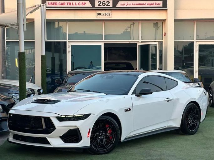Used Ford Mustang GT Performance VII, 5.0 l, 2024 in Sharjah by Noor Al Seyoh Used Cars, White color. American Specs | AUTO.AE