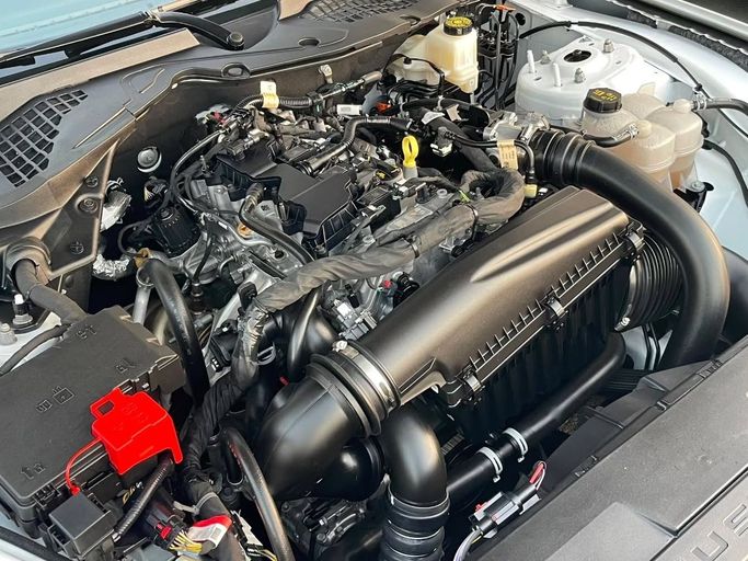 Used Ford Mustang VII, 2.3 l, 2024 in Sharjah by Al Nukhba Al Malakyah Used Cars, White color. American Specs | AUTO.AE