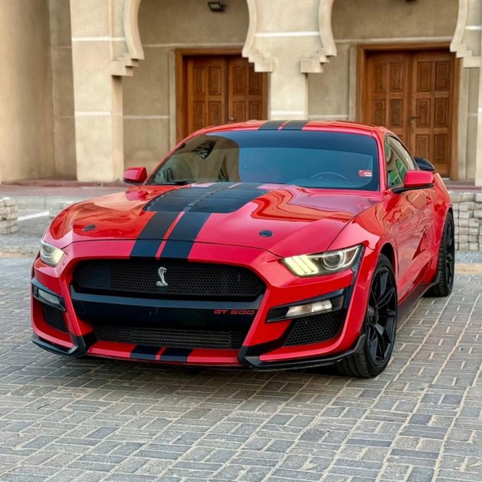 Used Ford Mustang VI, 5.0 l, 2015 in Sharjah by Sarmad Cars, Red color. Other | AUTO.AE