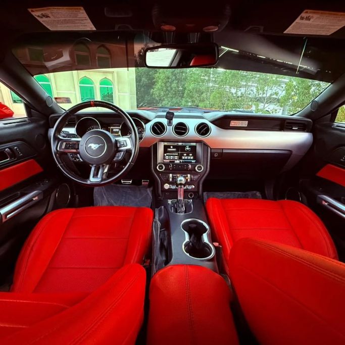 Used Ford Mustang VI, 5.0 l, 2015 in Sharjah by Sarmad Cars, Red color. Other | AUTO.AE