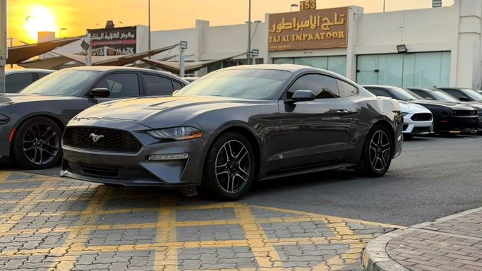 Used Ford Mustang VI Facelift, 2.3 l, 2022 in Sharjah by ASAL ALHAIBAH USED CARS, Grey color. American Specs | AUTO.AE