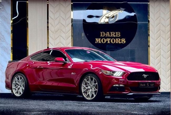 Used ⁦Ford Mustang GT VI, 5.0 l, 2016⁩ in UAE, Sharjah by DARB MOTORS, Red color. American Specs | AUTO.AE | Listing #287995