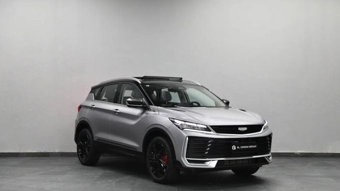 New Geely Coolray I Facelift, 1.5 l, 2025 in Sharjah by Al Qassem Cars Trading, Silver color. GCC Specs | AUTO.AE