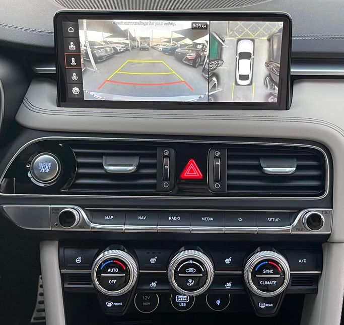 Used Genesis G70 I Facelift, 3.3 l, 2023 in Sharjah by Al Nukhba Al Malakyah Used Cars, Grey color. American Specs | AUTO.AE