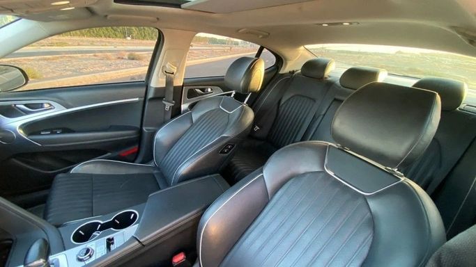 Used Genesis G70 I, 2.0 l, 2019 in Sharjah by Halla Cars, Grey color. American Specs | AUTO.AE