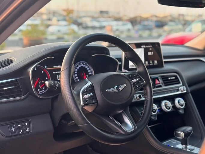 Used Genesis G70 I, 2.2 l, 2020 in Sharjah by Badar Used Cars, Black color.  | AUTO.AE