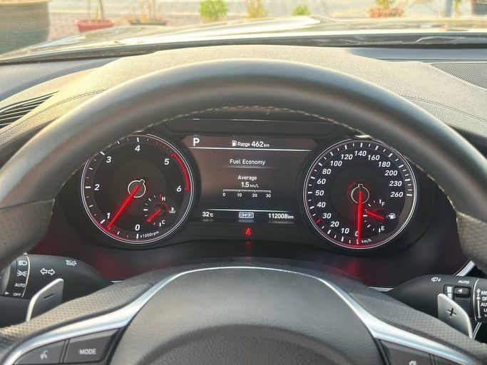 Used Genesis G70 I, 2.2 l, 2020 in Sharjah by Badar Used Cars, Black color.  | AUTO.AE