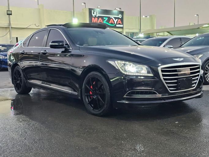 Подержанный Genesis G80 I, 3.8 л, 2015 в Шардже от Al Helal Al Abyadh Used Cars Черный цвет. Американская | AUTO.AE