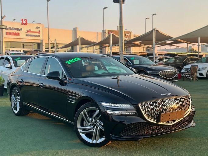 Подержанный Genesis G80 II Рестайлинг, 2.5 л, 2025 в Шардже от Badar Used Cars Черный цвет.  | AUTO.AE