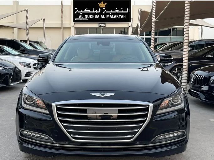Used Genesis G80 I, 3.8 l, 2017 in Sharjah by Al Nukhba Al Malakyah Used Cars, Black color. American Specs | AUTO.AE