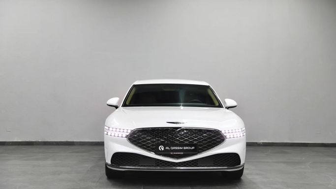 New Genesis G90 II, 3.5 l, 2025 in Sharjah by Al Qassem Cars Trading, White color. Korean Specs | AUTO.AE